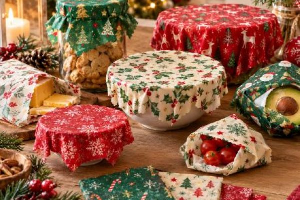 Bees wax Christmas wraps