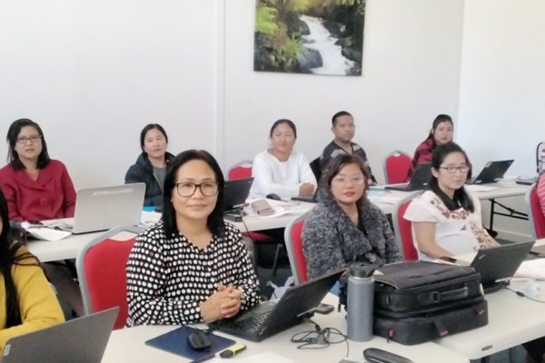 Students from Individual Support course sitting in classroom